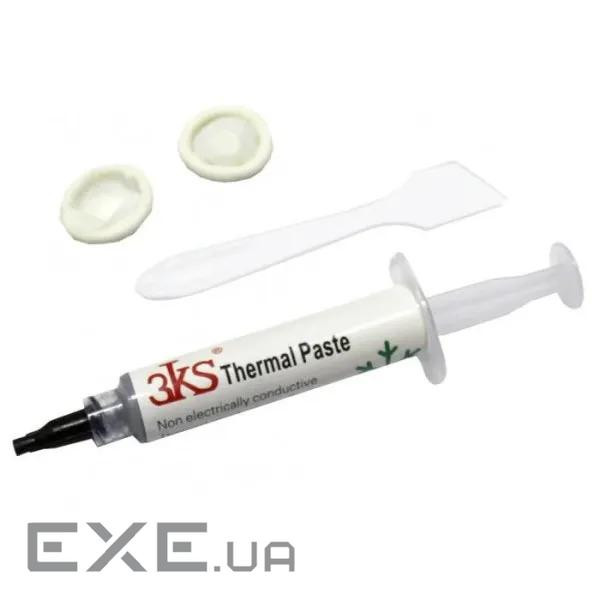 Термопаста 3KS TG-300, 2 г, шприц, 3 Вт/мК, -50C/+160C, зі шпателем (3K-300-TG-2G-WSF)