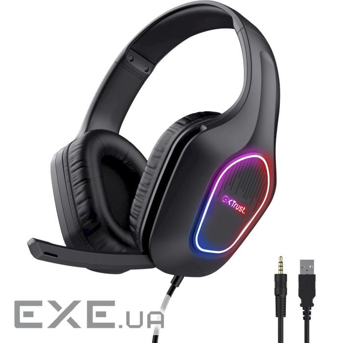 Навушники геймерскі TRUST Gaming GXT 416 Zirox Black (25331)