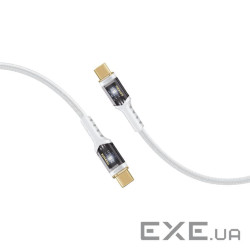 Дата кабель USB-C to USB-C 1.2m Promate (lucidline-cc120.white)