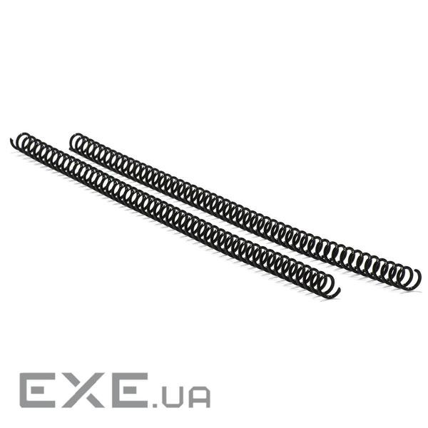 Спіраль пласт. Agent A4, 4:1, 38мм, чорний, уп /25 (1713803)