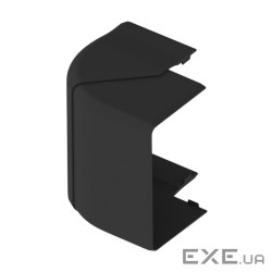 Кут зовнішній (регульований) для PK 90х55 D , чорного кольору, Серія PK, ПВХ (8406_FB) (8406_FB)