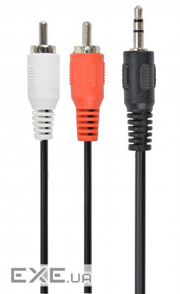 Кабель мультимедійний 3.5mm M to 2xRCA M 1.5m Cablexpert (CCA-458) (CCA-458-1.5M)
