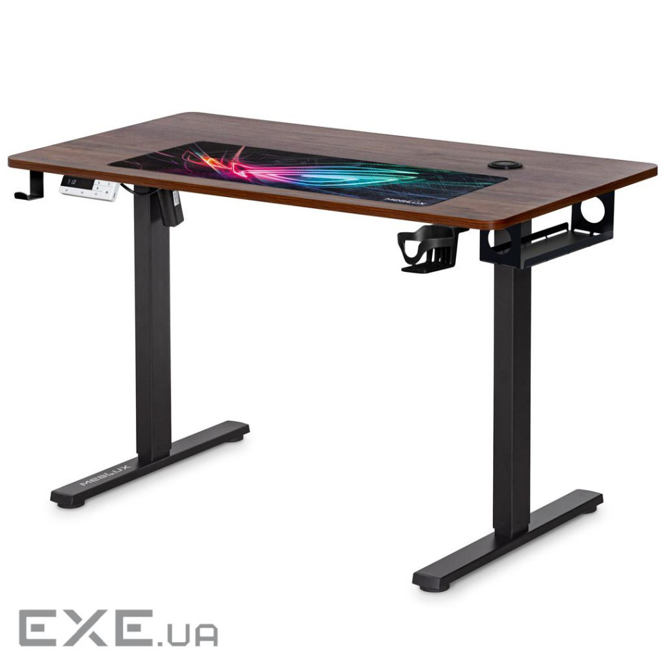 Комп"ютерний стіл Mealux PowerDesk Energy Walnut з електрорегулюванням вис (EVO-201 Energy Walnut/B)