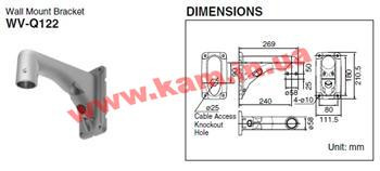 Кронштейн для настінного монтажу Panasonic (WV-Q122E)