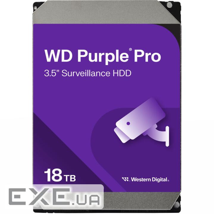 Жорсткий диск 3.5" 18TB WD (WD181PURP)