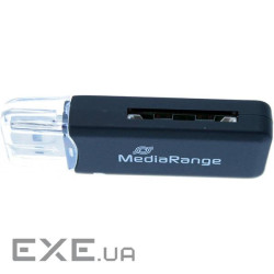 Зчитувач флеш-карт Mediarange USB 2.0 black (MRCS506)