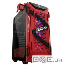 Корпус ASUS TUF Gaming GT301 Zaku II Edition Black/Red with window (90DC0044-B49000)