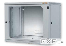 19 "Шафа настінна, 6U, знімні бічні панелі, глибина 600 мм. CONTEG RUN-06-60 / (RUN (RUN-06-60/60-H)