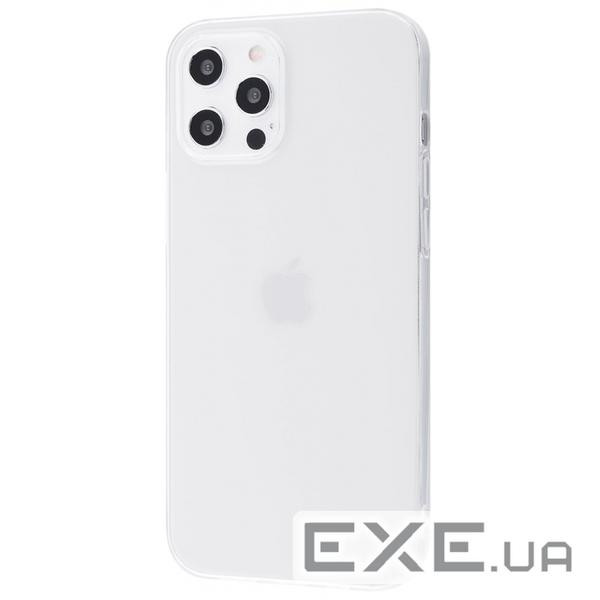 Чохол Силікон 0.5 mm iPhone 12 Pro Max white (30091 white)
