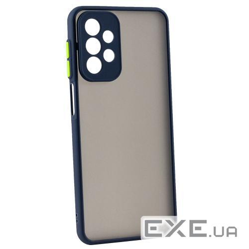 Накладка силіконова для смартфона Samsung A23 (A235), Gingle Matte Case (strong) Dark Blue Samsung A23 (A235), Gingle Ma