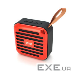 Колонка T5-S Bluetooth 4.1 до 10m, 1х 3W, 4&Omega,, 600mAh, &ge,90dB, (YT-BTS-T5-S-03089 Red)