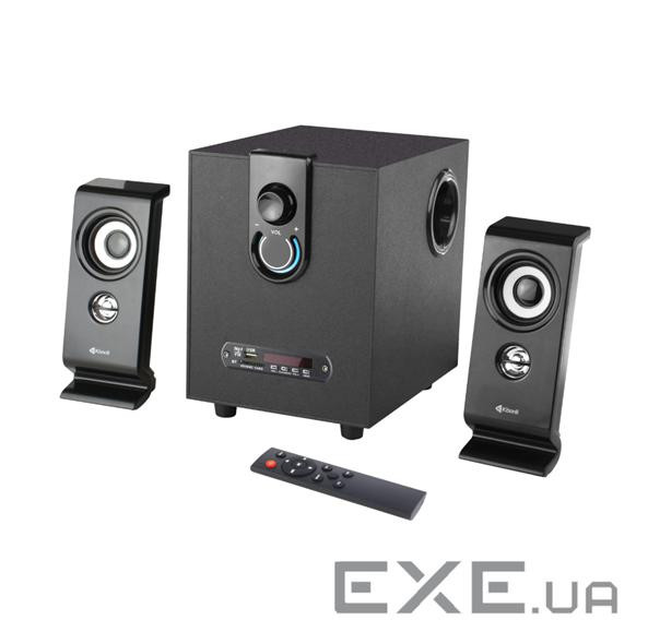 Колонки 2.1 Kisonli TM-9200A, для ПК та ноутбука, живлення 220V + jack 3.5mm, 5W+2x3W, 20Hz-20KHz, з