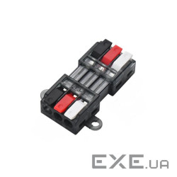 Клема роз&apos,ємна з натискними затискачами 3-провідна LT-3-3, 3-pin, 250V, 32A, 0.5-2.5 (LT-3-3М)