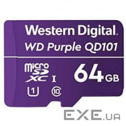 Memory card WD 64GB microSDXC class 10 UHS-I (WDD064G1P0C)