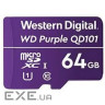 Карта пам'яті WD 64GB microSDXC class 10 UHS-I (WDD064G1P0C)
