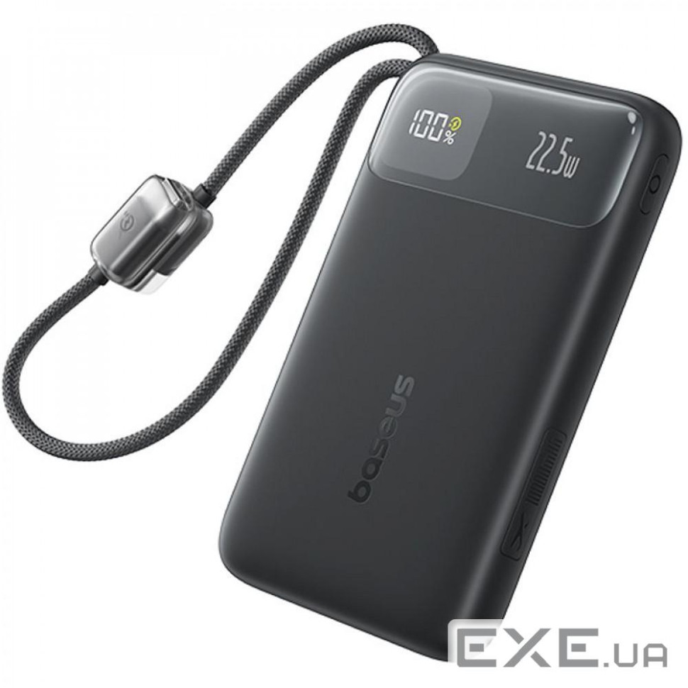 Портативная Батарея Baseus EnerFill FC11 Digital Display 10000mAh 22.5W black (E0027R04)