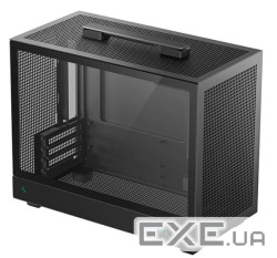 Корпус Deepcool CH160 PLUS чорний Без БЖ Mini-ITX/Micro-ATX, 375*195*323.5(L&times;W&times;H) (R-CH160-BKNGM0-G)