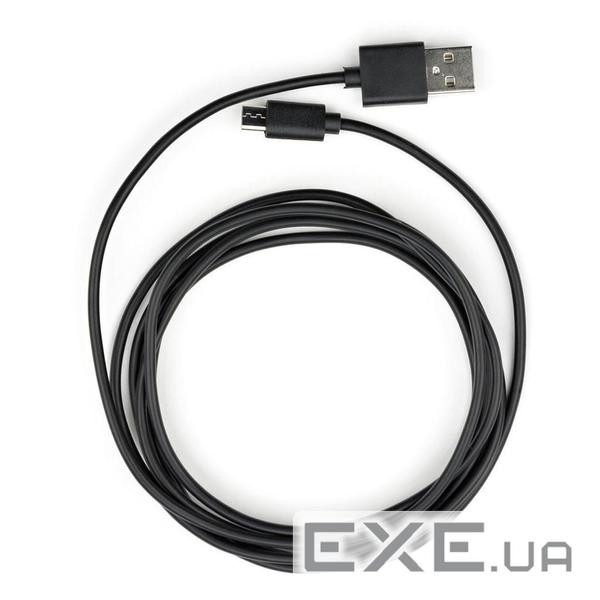 Дата кабель USB 2.0 AM to Micro 5P PVC 1.8m black Vinga (VCPDCM1.8BK)