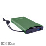 Портативний зарядний пристрій USB 10000MAH QC3.0 GREEN F10000 7332037 INTENSO