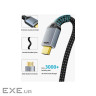 Кабель мультимедійний HDMI M to HDMI M 1.0m V2.1 8K60Hz Cabletime (CA915835)