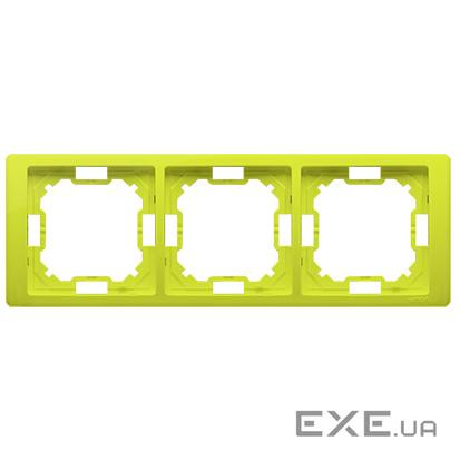 Рамка BASIC Neos 3x, лайм (BMRC3/036)