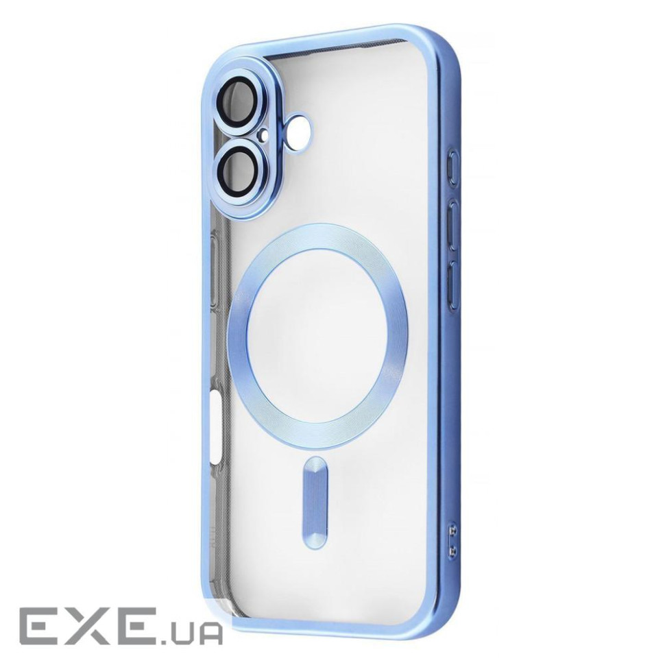 Чехол Metal Matte Case with Magnetic Ring iPhone 16 Plus midnight blue (60130 midnight blue)