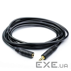Кабель-подовжувач VOLTRONIC mini-jack 3.5 мм 3м Black (YT-AUXCCA(M) (F)-3.0 (YT-AUXCCA(M)/(F)-3.0-B)