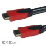 Кабель мультимедійний HDMI M to HDMI M 3.0m Patron (CAB-PN-HDMI-GP-30)