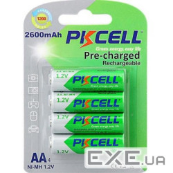 Акумулятор PkCell AA R6 NiMH 2600mAh * 4 (PC/AA2600-4BA)