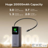 Батарея універсальна Ugreen 20000mAh 165W with Retractable Cable (PB726 55987B) (PB7 (PB726  55987B)