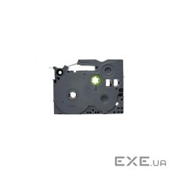 Стрічка для принтера етикеток UKRMARK RL-B-Fc-TB31P-BK/OR, аналог TZEB31. Флуоресцентна . 12 (CBTZB31)