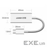 Перехідник USB-C to DisplayPort Adapter MM130 white Ugreen (40372)