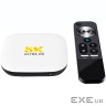 TV Медіаплеєр H96 MAX M2 4/32Gb/ Rockchip RK3528/ Android 13/ WiFi 2.4G+5G/BT 5.1/ біл (M2_4GB/32GB)
