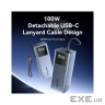 Батарея універсальна Vention 20000 mAh 100W Gray TFT Display Type (FKCH0)