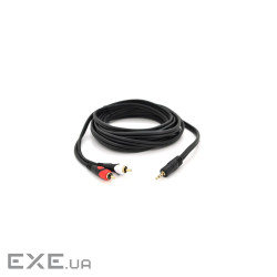 Кабель VOLTRONIC DC3.5 (тато) => 2хRCA (тато) (YT-3.5(M)/2х RCA(M)-5.0P (YT-3.5(M)/2хRCA(M)-5.0PCu)