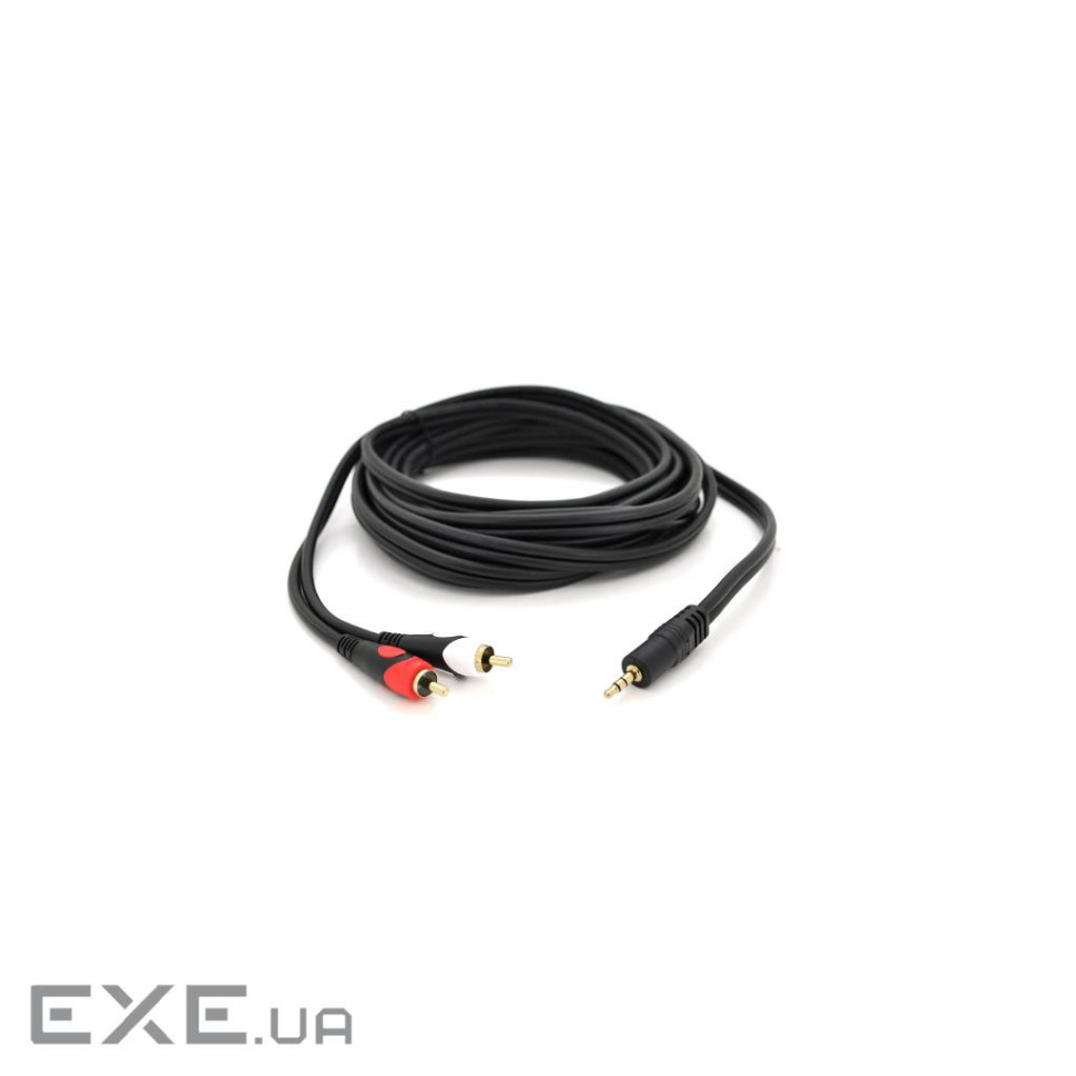 Кабель VOLTRONIC DC3.5 (тато) => 2хRCA (тато) (YT-3.5(M)/2х RCA(M)-5.0P (YT-3.5(M)/2хRCA(M)-5.0PCu)