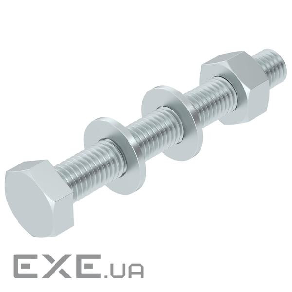 Шестигранний болт із шайбою, зазубреною шайбою та гайкою, М10х25мм OBO Bettermann 3160734