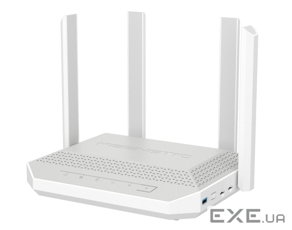 Інтернет-центр WIFI AX3000, LTE-модем cat 6, 2 &times; n ano-SIM, 5хGigabit, USB3.0 KEENETIC Kee (KN-2312)