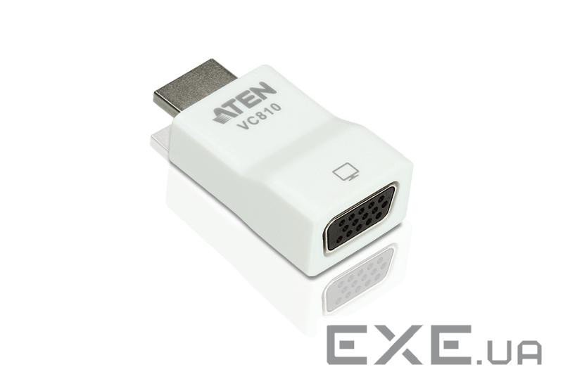 ATEN VC810 HDMI to VGA Converter New! Перетворює цифровий відеосигнал інтерфейсу HDMI в ана