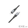 Дата кабель USB-C to Lightning 1.0m PD silicone X86 black HOCO (6931474777898)