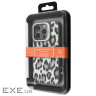 Чехол Kajsa Leopard Pattern with Magnetic Ring iPhone 16 Pro black (65331 black)