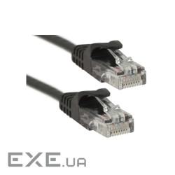 Патч корд PowerPlant cat.5e, UTP, 5 м, черный (CA911608)