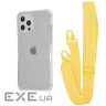 Чохол WAVE Clear Case with Strap iPhone 12 Pro Max yellow (57008 yellow)