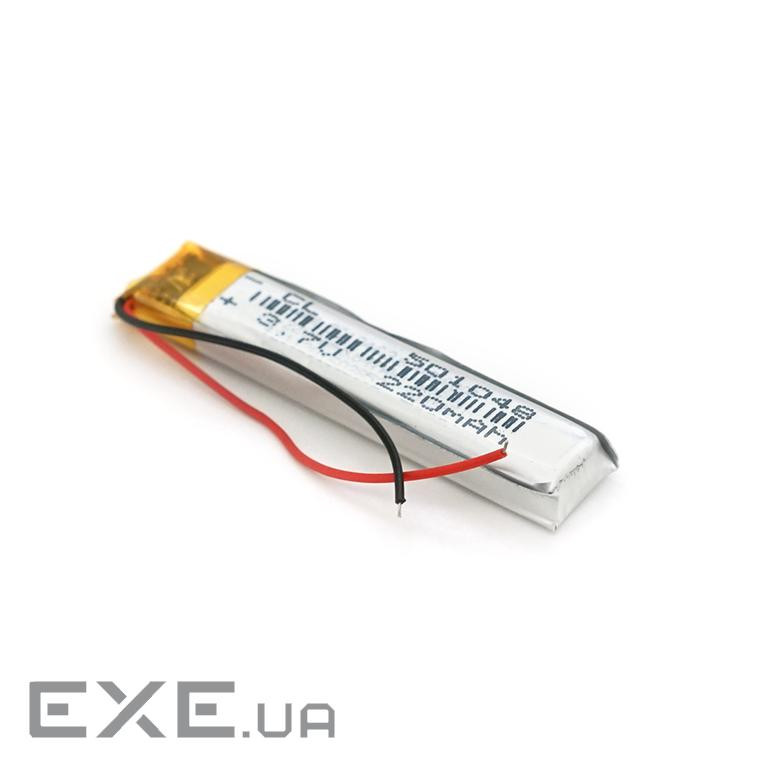 Літій-полімерний акумулятор 5*10*48mm (Li-ion 3.7В 220&middot,год) (501048) ) (501048)