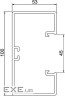 Кабель-канал 100x53 Rapid 45 / ПВХ 6113000