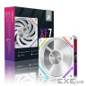 Вентилятор 1stPlayer XF7 White (XF7-WH-1IN1), 120x120x25 мм, 3-pin + 4-pin