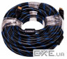 Кабель мультимедійний HDMI M to HDMI M 15.0m PowerPlant (KD00AS1206)