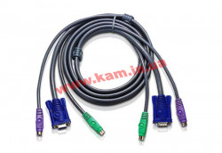 ATEN KVM Cable 2L-5003P / C 3m Кабель KVM 3m 2xPS / 2