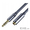 Кабель мультимедійний 3.5mm F to 3.5mm M 1.0m Essager (EYPY35-MY0G)
