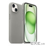Чохол до мобільного телефона Armorstandart FAKE Leather Case Apple iPhone 15 Plus Grey (ARM76295)